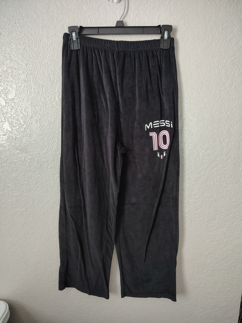 Messi Kids Black Jogger Sweatpants - '10' Logo